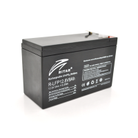 Літієва акумуляторна батарея LiFePO4 Ritar R-LFP 12.8V 9Ah (115,2Wh) BMS4.5A@4S (150 x 65 x 95 (100), 0,98kg Літієва акумуляторна батарея LiFePO4 Ritar R-LFP 12.8V 9Ah (115,2Wh) BMS4.5A@4S (150 x 65 x 95 (100), 0,98kg