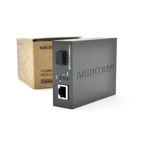 Медіаконвертор Mercury MCG11B-3 В (IC+175), 1550 WDM, 10M/100M/1000M, (0 +70°C), 20km + блок живлення 5V 2A