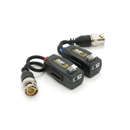 Комплект прийомопередавачів (balun) Ritar B-001 8MP AHD/CVI/TV/CVBS,1080P, 3МР, 4МР, 5МР, 8MP під пружинні затискачі