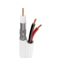 Кабель спарений ОдесаКабель F5967BVcu white+2x0.75power, Білий, м