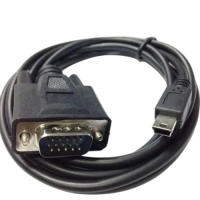 Відео-кабель Infinity Mini USB 5 pin (тато) - VGA D SUB 15 pins (тато), 1.5m Black