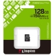  Карта пам`яті MicroSDXC 128GB UHS-I Class 10 Kingston Canvas Select Plus R150MB/s (SDCS3/128GBSP)