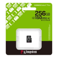 Карта пам`яті MicroSDXC 256GB UHS-I Class 10 Kingston Canvas Select Plus R150MB/s (SDCS3/256GBSP)
