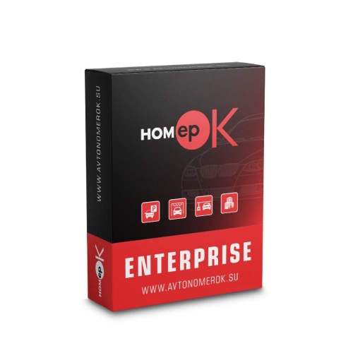 ПЗ для розпізнавання автономерів HOMEPOK Enterprise 1 канал з модулем контролю правил дорожнього рух