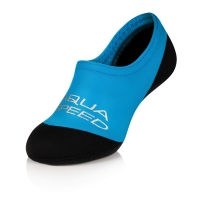 Шкарпетки для басейну Aqua Speed ​​NEO SOCKS 6098 чорний, блакитний дит 20-21 (177-01-20-21)