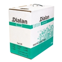 Вита пара Dialan UTP cat.5e 4PR CU (350 МГц) PVC Indoor, 305м