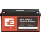 Акумулятор LITHTECH TE24100B + Bluetooth LiFePO4 25,6V 100Ah, 2.56kWh
