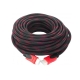 Кабель мультимедійний HDMI M to HDMI M 20.0m V1.4 black/red  посилений захист