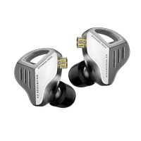 Навушники зі знімним кабелем для моніторингу KZ Audio ZVX SILVER NO MIC Навушники зі знімним кабелем для моніторингу KZ Audio ZVX SILVER NO MIC