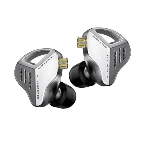 Навушники зі знімним кабелем для моніторингу KZ Audio ZVX SILVER NO MIC