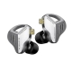 Навушники зі знімним кабелем для моніторингу KZ Audio ZVX SILVER NO MIC