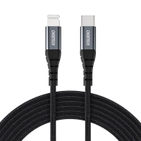 Кабель Choetech IP0041 Black Type-C to Lightning MFI 2m Кабель Choetech IP0041 Black Type-C to Lightning MFI 2m