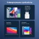 Мережевий зарядний пристрій Choetech PD6052 PD35W GAN A+C White