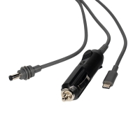 Кабель живлення 3 в 1 для Starlink Mini E-NET автомобільний прикурювач, DC Plug та USB Type-C Plug 5м