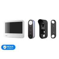 Комплект IP-відеодомофона з WiFi TVT TE-KT6101-001 White: відеодомофон 7" TD-E2137-PE/TP/WF, відеопанель 2Mp TD-E3110-IC/PE/WF, кутовий кронштейн, монтажна коробка з козирком Комплект IP-відеодомофона з WiFi TVT TE-KT6101-001 White: відеодомофон 7" TD-E2137-PE/TP/WF, відеопанель 2Mp TD-E3110-IC/PE/WF, кутовий кронштейн, монтажна коробка з козирком