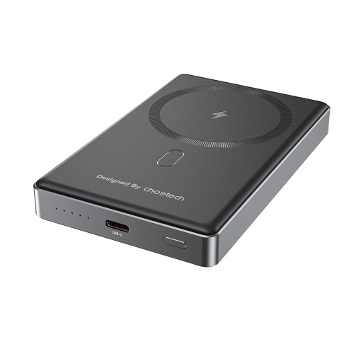 Повербанк 10000mAh Choetech B739 Black QC3.0 PD3.0 бездротова магнітна зарядка