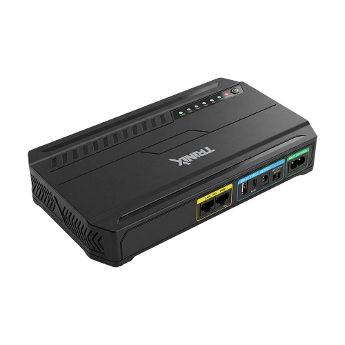 Джерело безперебійного живлення DC UPS Trinix TRX-MUPS-1848 Type-C (24000mAh LiFePo4) 5V/9V/12V/48V/PoE, LiFePo4 4*6Ah, для роутера і медіаконвертера