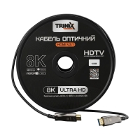 Кабель HDMI V2.1 оптичний Trinix 100м (AOC-HDMI8k-100m) Кабель HDMI V2.1 оптичний Trinix 100м (AOC-HDMI8k-100m)