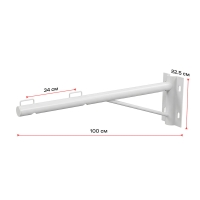 Кронштейн для відеокамери Light Vision VLC-07BR/1M CORNER настінний монтаж / на стовп