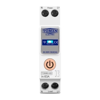 Розумний автоматичний вимикач з Wi-Fi (Tuya) TOMZN TOB9S-63 63A