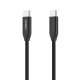 Кабель Choetech ХСС-1060 Black USB-C to USB-C PD3.1 240W 1m+2m, набір з 2 шт.