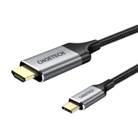 Кабель Choetech CH0021 Black USB-C to HDMI 4K@60Hz 1.8m Кабель Choetech CH0021 Black USB-C to HDMI 4K@60Hz 1.8m