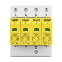 Обмежувач напруги TOMZN TOV1-20/4P 275V AC 10-20kA під DIN-рейку 4 полюси Обмежувач напруги TOMZN TOV1-20/4P 275V AC 10-20kA під DIN-рейку 4 полюси