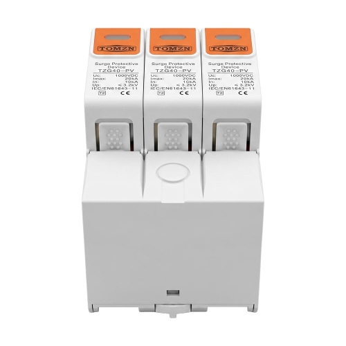 Обмежувач напруги TOMZN TZG40-PV 3P 1000V DC під DIN-рейку