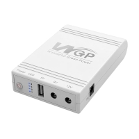 Джерело безперебійного живлення Mini UPS WGP UPS103A White 10400mAh 5V/9V/12V, Li-ion 4*2.6Ah, для роутера та оптичного терміналу Джерело безперебійного живлення Mini UPS WGP UPS103A White 10400mAh 5V/9V/12V, Li-ion 4*2.6Ah, для роутера та оптичного терміналу