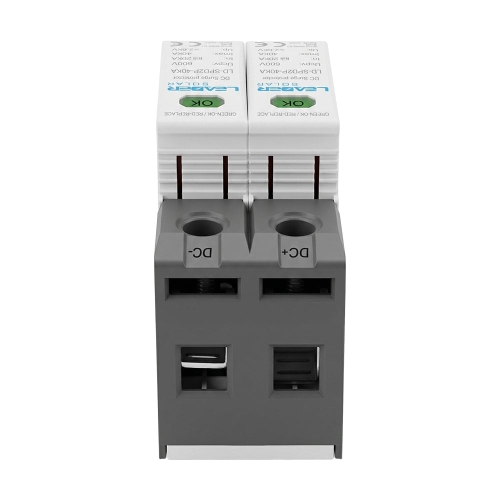 Обмежувач напруги Leader LD-SPD2P-40KA-600V DC під DIN-рейку