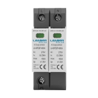 Обмежувач напруги Leader LA-SPD2P-40KA (1P+N) 275V AC під DIN-рейку Обмежувач напруги Leader LA-SPD2P-40KA (1P+N) 275V AC під DIN-рейку
