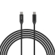 Кабель Choetech XCC-1035 Black USB-C to USB-C PD3.1 240W 1m