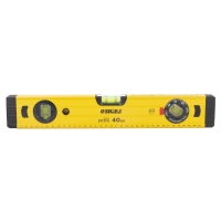 Рівень магнітний 3 капсули + поворотна капсула без ручок 40см SIGMA (3717111)