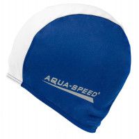 Шапка для плавання Aqua Speed ​​POLYESTER CAP 5764 синій, білий Уні OSFM (091-15)