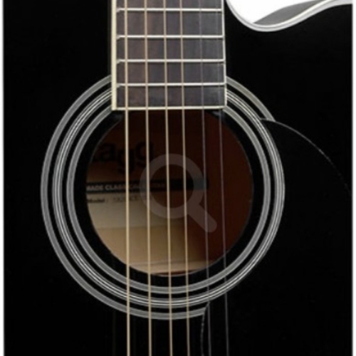 Електроакустична гітара STAGG G SA20ACE BLK