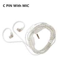 Навушники з мікрофоном KZ Audio KZ Standard SILVER Cable C MIC Навушники з мікрофоном KZ Audio KZ Standard SILVER Cable C MIC