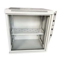 Шафа настінна серверна GEAR 12U 600x600х600 мм сірий із полицею (GWMSN-12U-600-600G)