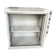 Шафа серверна настінна з полицею GEAR 12U 19'' 600x450x600 Сіра (GWMSN-12U-600-450G)