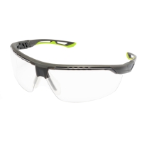 Захисні окуляри Pyramex Truflex Grey-Lime (clear) Anti-Fog, прозорі в сіро-лаймовій оправі
