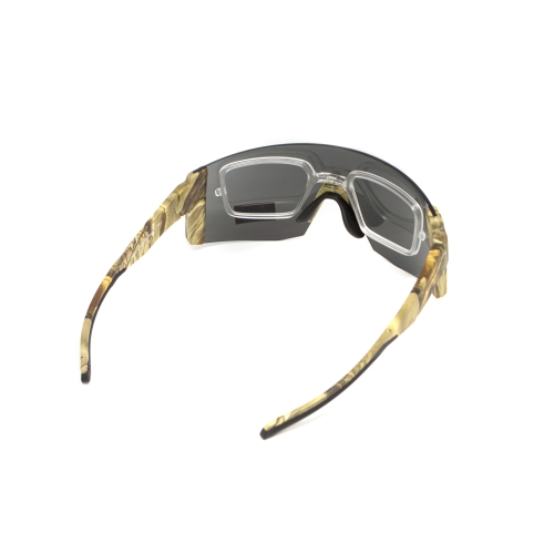 Окуляри захисні Global Vision Astro+RX Camo (gray), сірі в камуфльованій оправі, з діоптрійною вставкою в комплекті