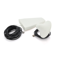 Комплект підсилювач GSM304-3G-4G 900/1800/2100МГц. Підсилювач тридіапазонний, антена прийому 10м кабелю, антена ретрансляції 3 метри. White