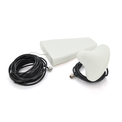 Комплект підсилювач GSM304-3G-4G 900/1800/2100МГц. Підсилювач тридіапазонний, антена прийому 10м кабелю, антена ретрансляції 3 метри. White