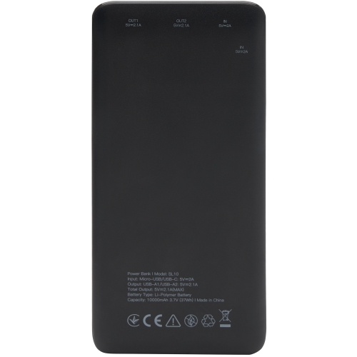 Універсальні мобільні батареї GEAR 10000mAh, PD22.5W, 1C+2A+1micro (SL10)