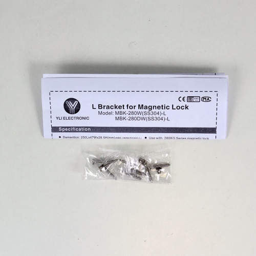 Куток MBK-280W-S(SS304)-L монтажний для системи контролю доступу