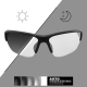 Окуляри фотохромні захисні Global Vision Hercules-7 SD Photochromic (Super Dark Shadowluxe) Anti-Fog, фотохромні прозорі