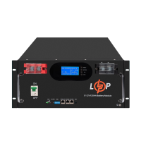 Акумулятор LP LiFePO4 51,2V - 120 Ah 6000Wh (Smart BMS 100A) с LCD RM AB RS485/CAN Акумулятор LP LiFePO4 51,2V - 120 Ah 6000Wh (Smart BMS 100A) с LCD RM AB RS485/CAN