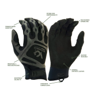 Тактичні рукавиці Venture Gear Tactical VGTG10 Compression Fit, чорні, розмір L (9)