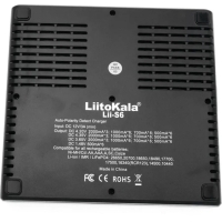 Універсальний зарядний пристрій LiitoKala Lii-S6 EU на 6 каналів + автомобільний кабель