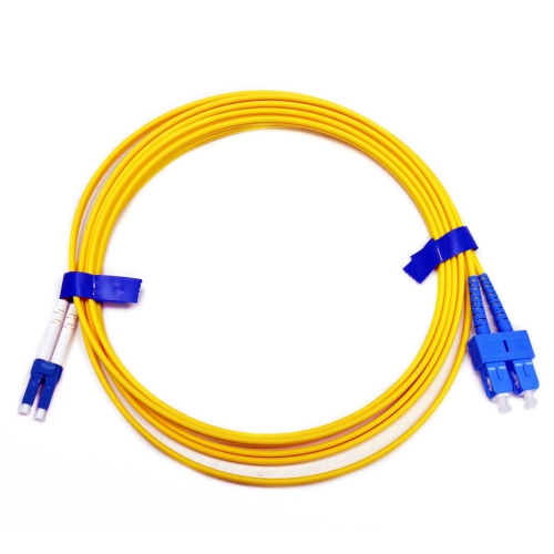 Патчкорд SC/UPC-LC/UPC SM 15м Duplex Slim
