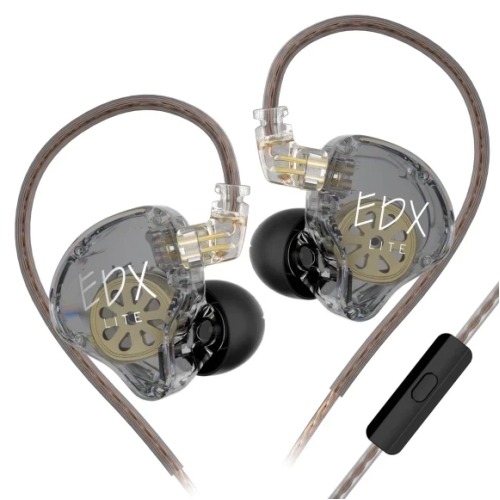 Навушники KZ Audio EDX Lite MIC GRAY